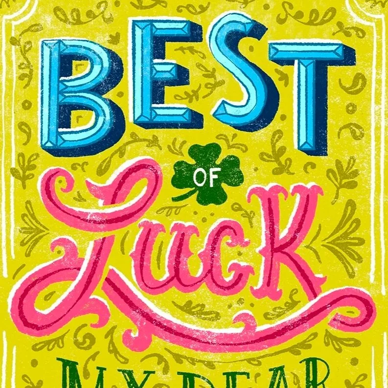 Best of Luck Card