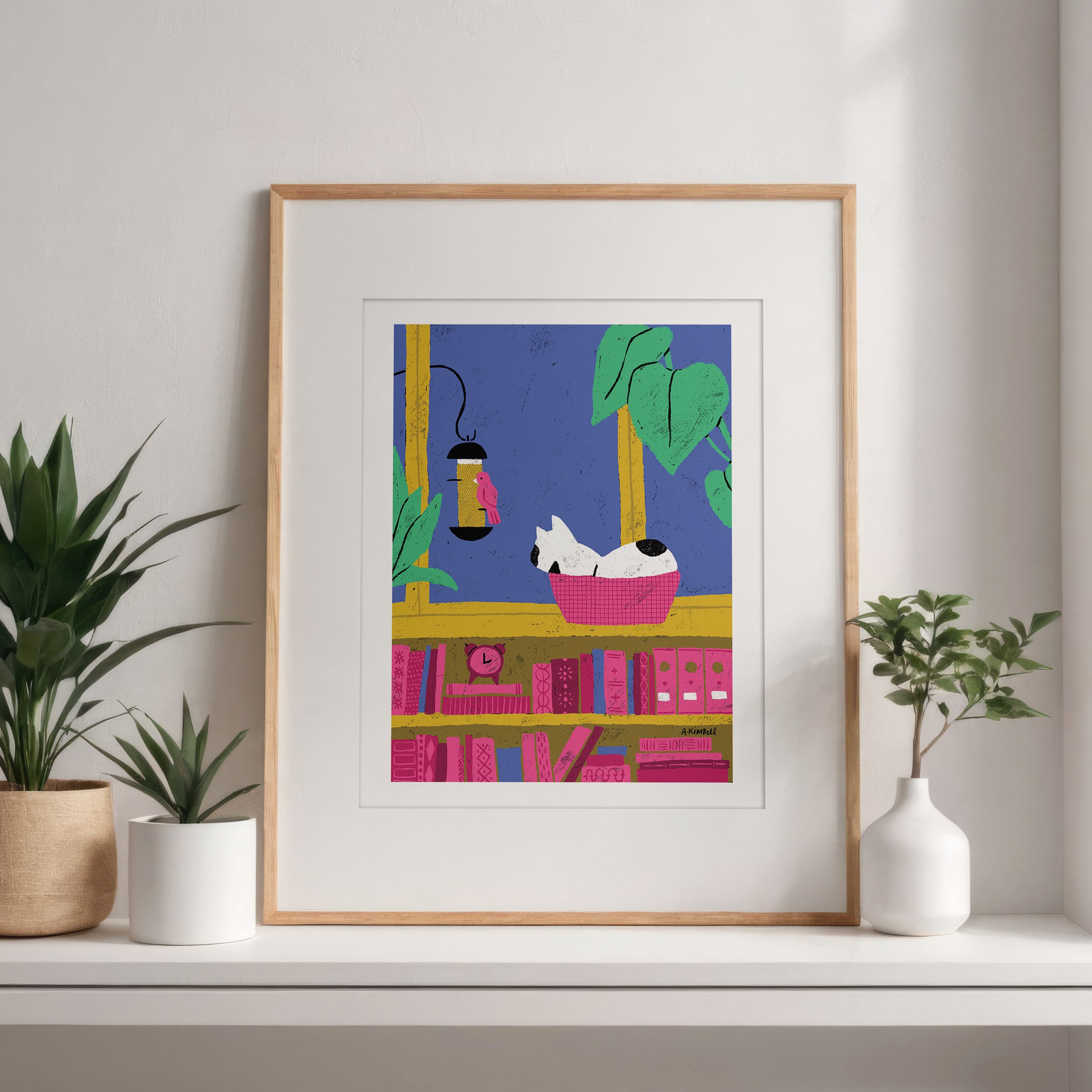 CC_birdwatcher_frame-on-shelf_adrianne-kimbell.jpg