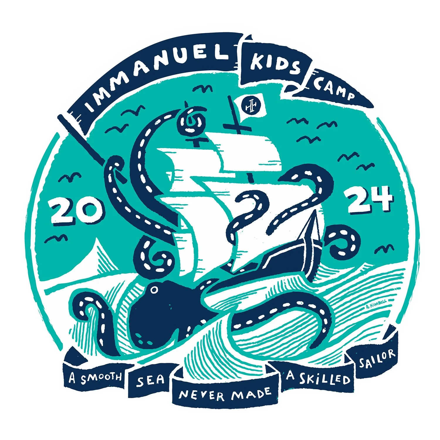 Kids Pirate Camp Logo