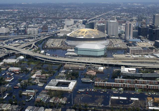 Hurricane Katrina has been linked to climate change.
