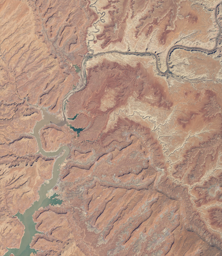 Lake Powell, 2014 NASA