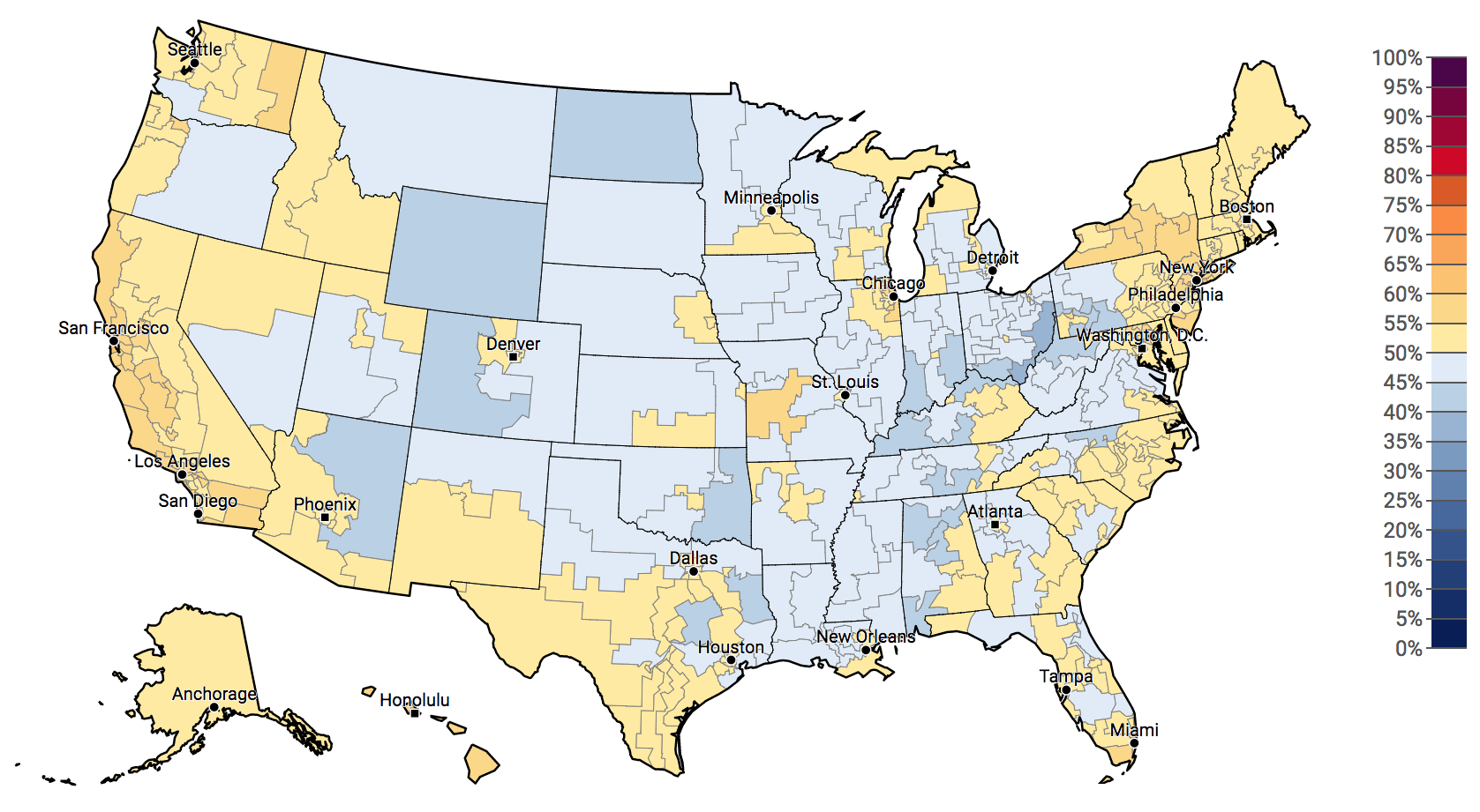The proportion of registered Republicans who think global warming is happening.
