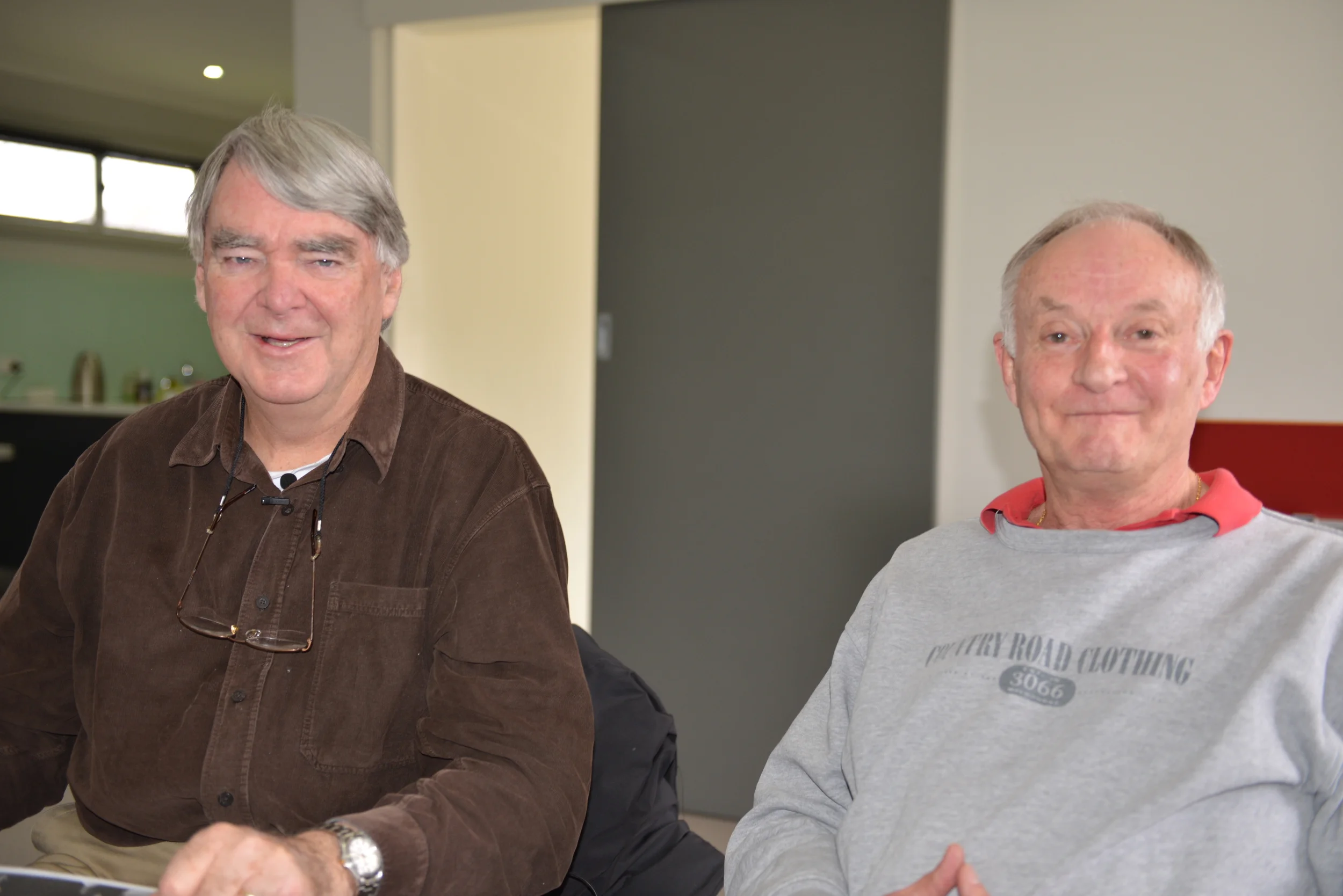 (L to R) Richard Olive, Peter Ruddock