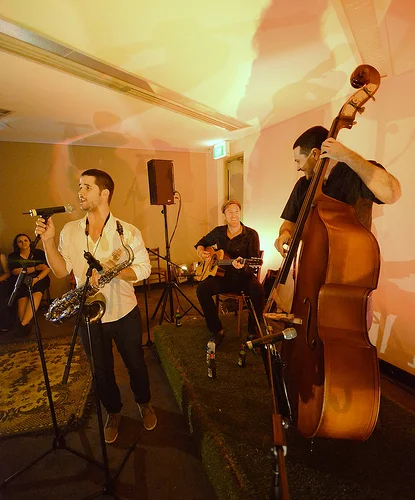 Dancing & music at the Poetry Bordello