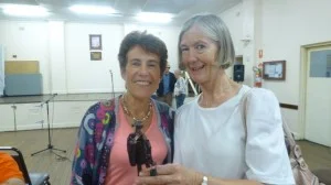 Poets Jacqui and Robyn at the Banjo Paterson Festival