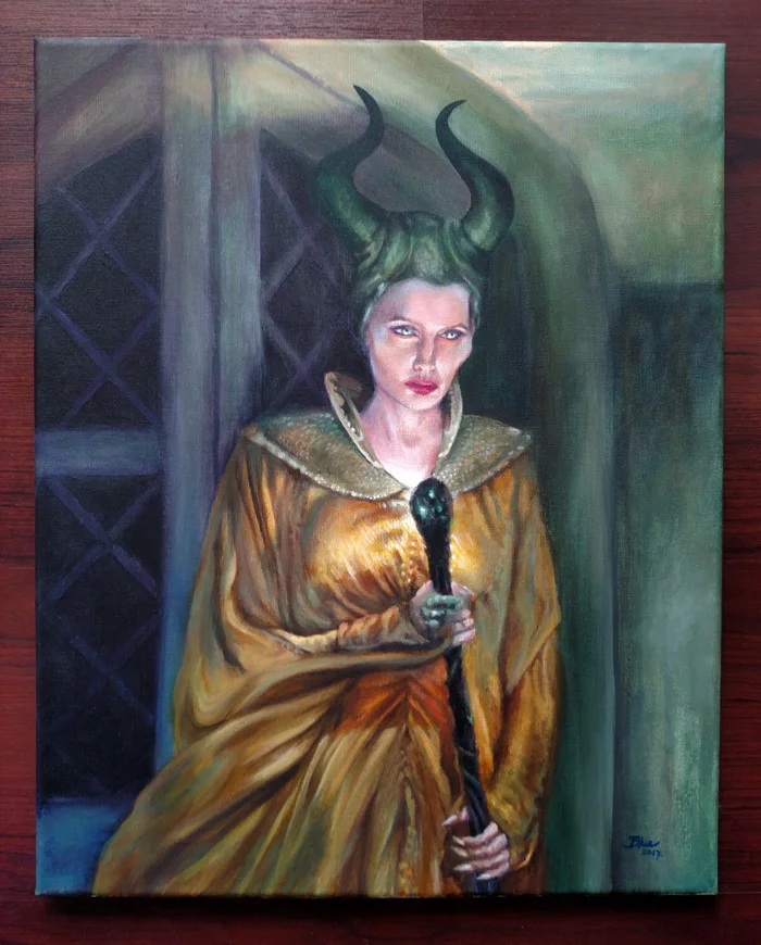 Jolie as Maleficent