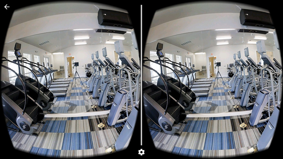 Augmented reality is possible because it displays two images, one for each eye. When wearing a VR headset, both of the images are processed as one, which means you'll perceive a 3-dimensional space, where you'll even be able to move in real time.