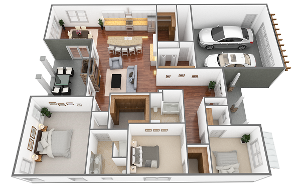 Realistic car renderings, realistic furniture visualizations, realistic everything!