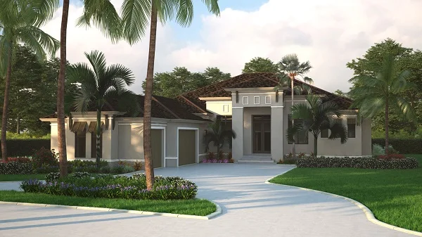 Check out the attention to detail in the landscaping at the front of this beautiful property.