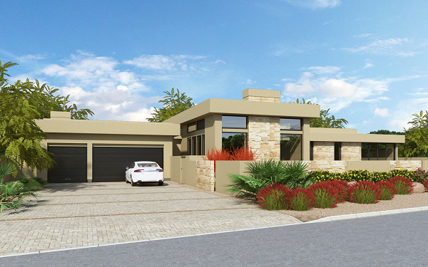 Perfect clouds? Individually rendered driveway bricks? We feel it's important to have photorealistic surroundings for your development to really see what it will look like in its environmental context.