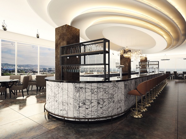 The roof and lighting in this 3D visualization is amazing!