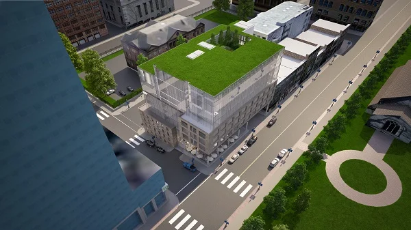 This another building rendering we did this year, and the outcome was great. We also really loved the architect’s concept for the building with the grassed roof, it deserved to be at the start of the first 20 spots in our list!