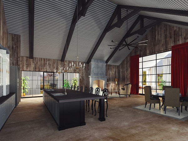 We thought this was a really refreshing interior design , and we totally loved it. So many cool details while being so edgy and elegant at the same time. Creativity at its finest!