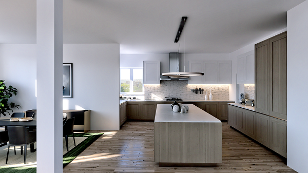 This was our favorite interior rendering for the quarter, the texture, reflects, light, shadows, everything was so well done in this rendering. Cheers to our amazing design team! Sometimes they’re almost too good to be true.