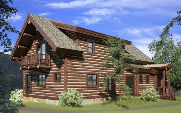 Now this is what we call a cabin in the woods! If you think that making renderings like this one is expensive they can actually be very affordable! ( and click here if you want to ask us about it )