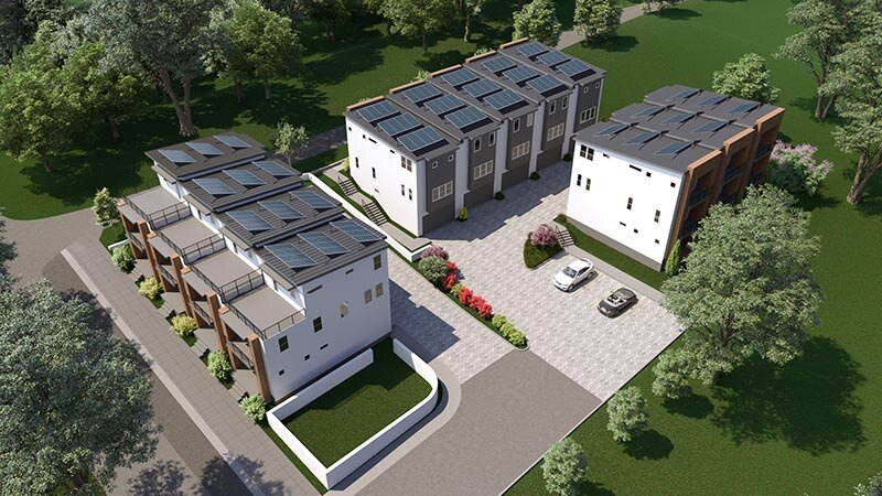 Solar panels can be installed very unobtrusively and still generate a lot of energy!