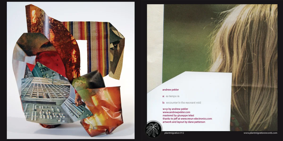 Design and Cover Art for Andrew Pekler 7" 2012