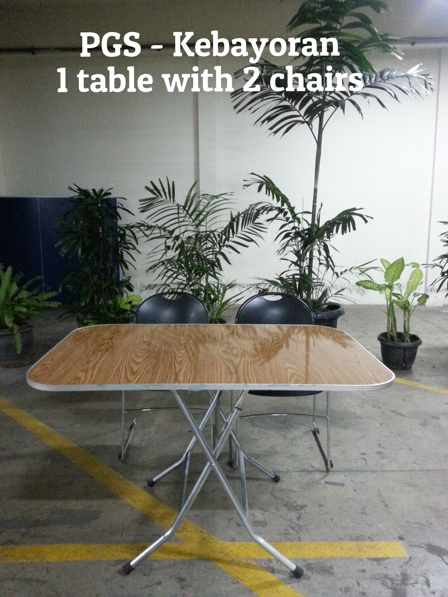  PGS - Kebayoran  1 table with 2 chairs 