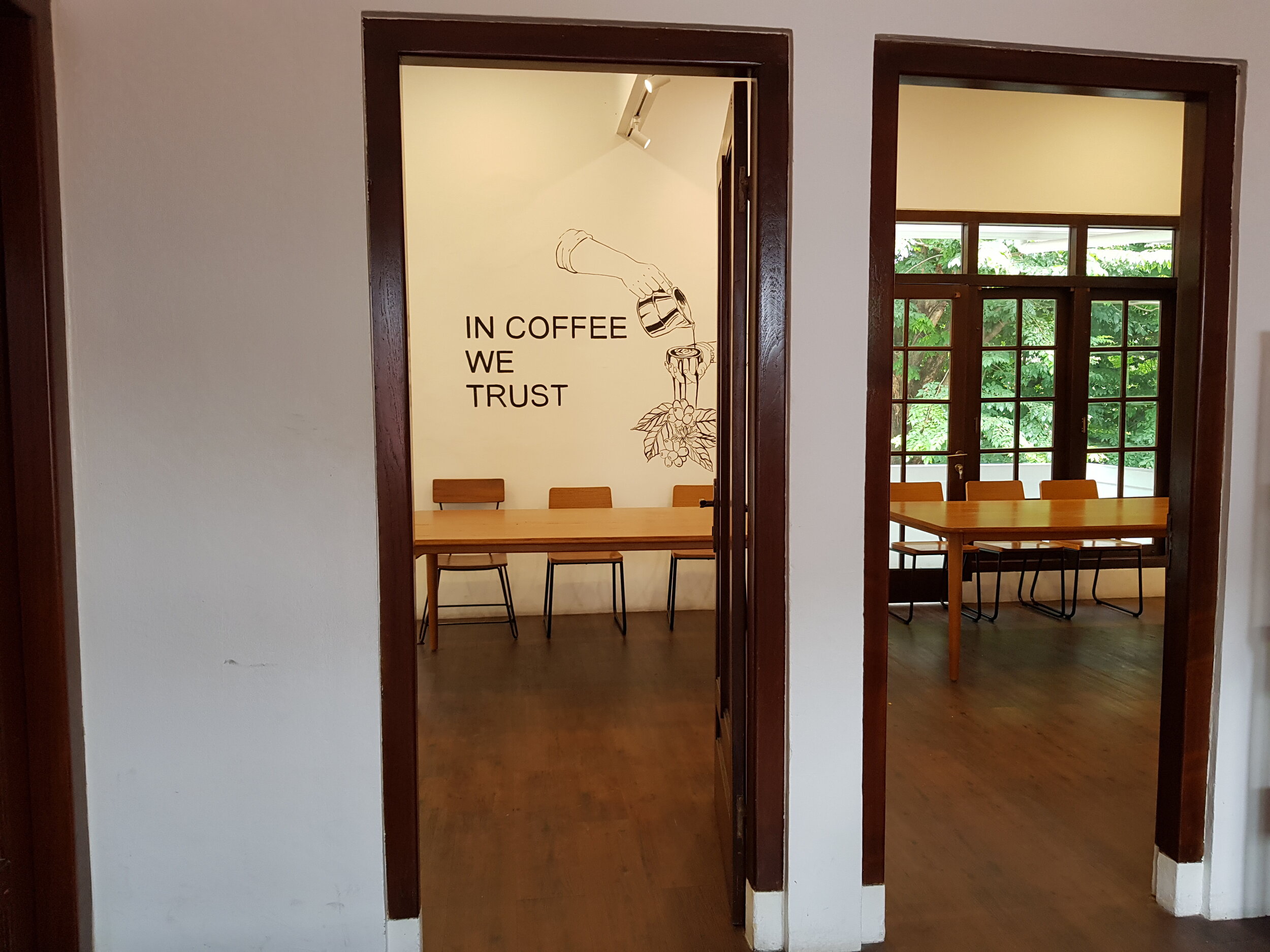 Entrance to second floor, indoor area