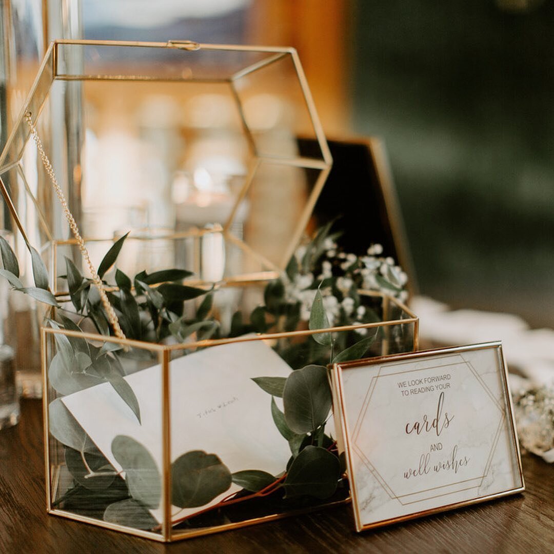 PRO TIP: never leave the cards/gift table unattended. We always assign one of our planner's to oversee the table (from a distance) or assign a family member. We are VERY strict on this and no matter where the wedding is, we still ensure we have a sys