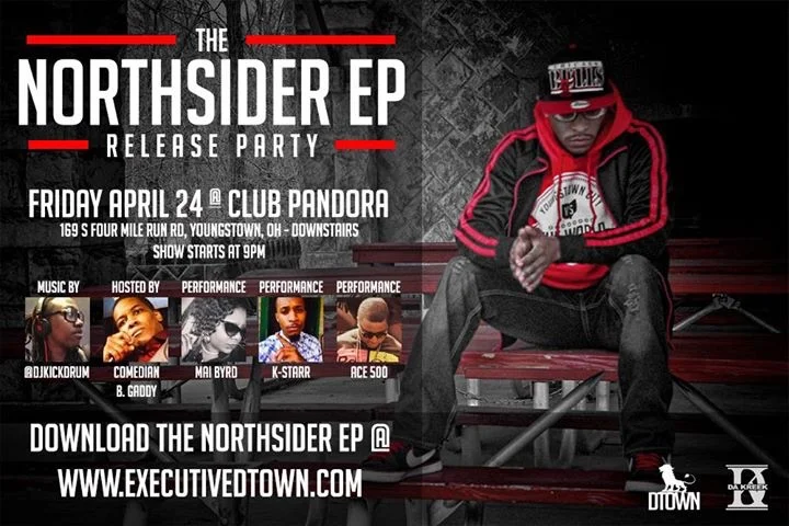      

 
    The Northsider EP is the 1st studio album from DTown featuring the singles 'The Breakdown', 'Believe Me', 'F*** You Thot' and production from Mello Dee and DTown. This album was released on March 30th and will be performed in its entiret