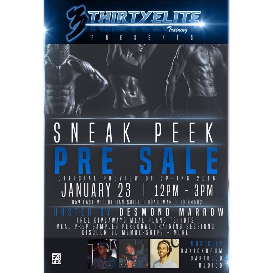 ThirtyElite Training Presents: Sneak Peek Pre Sale