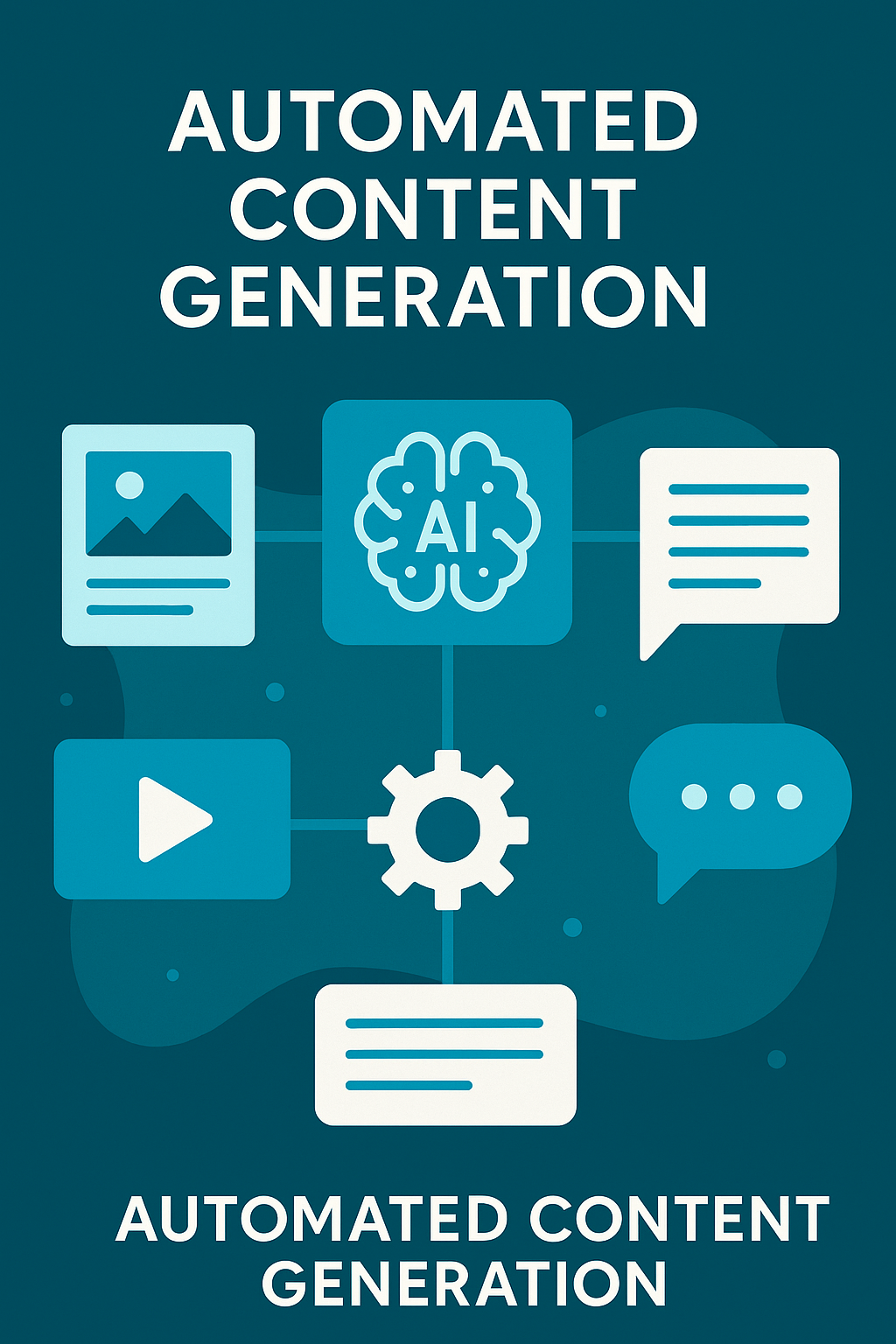 Illustration of an AI-assisted workplace showing collaboration, automation, and digital efficiency tools.