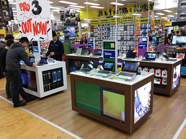 Microsoft Surface is a hit with JB Hifi customers.