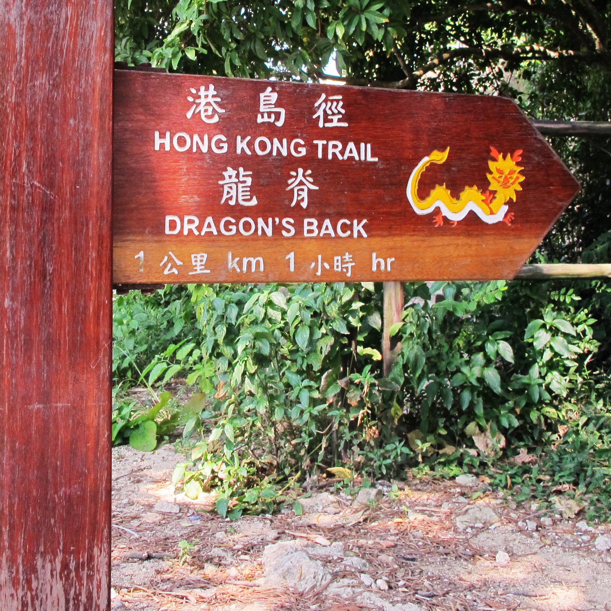 Wonderfully sign-posted means there's no accidental wandering off into the wrong bush