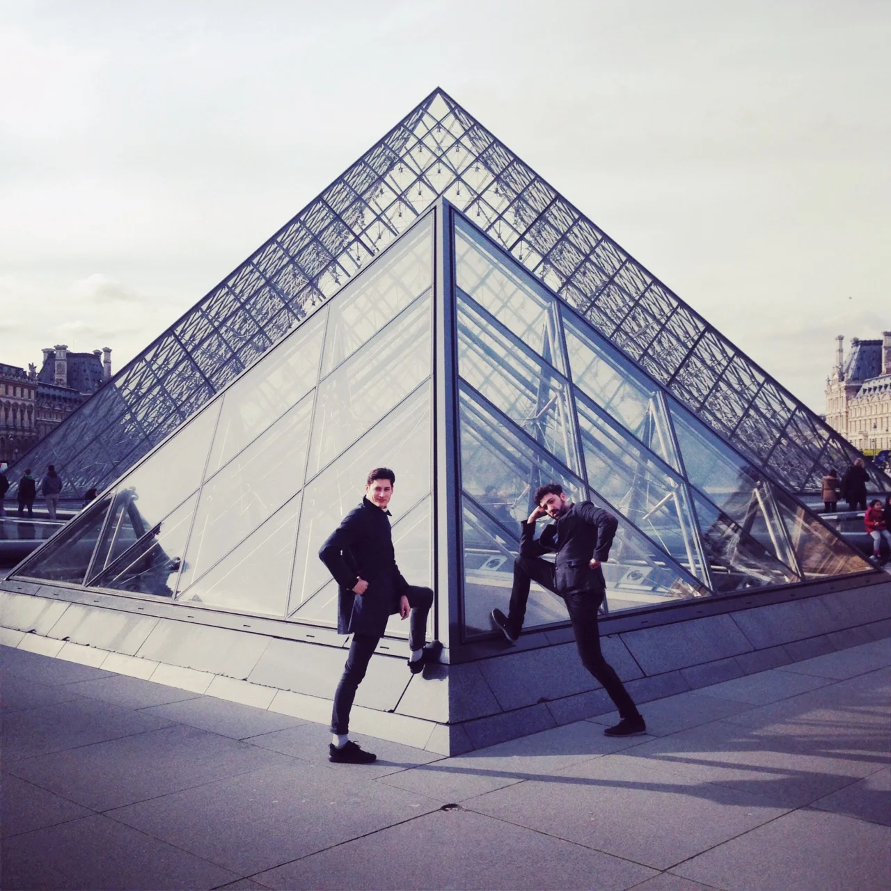 Lads at the Louvre 