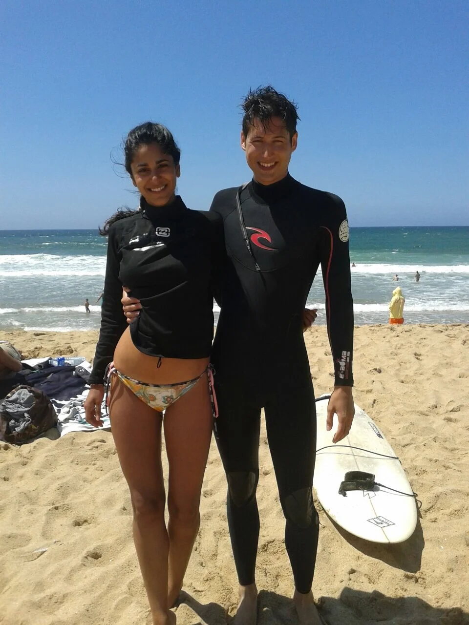 Surfing in portugal
