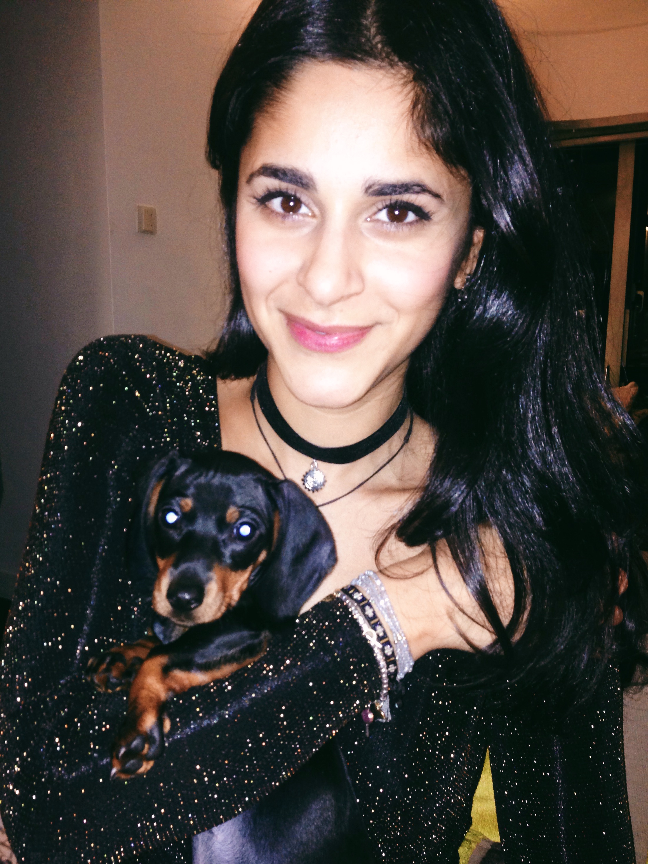 Happy new year! here I am with a puppy.