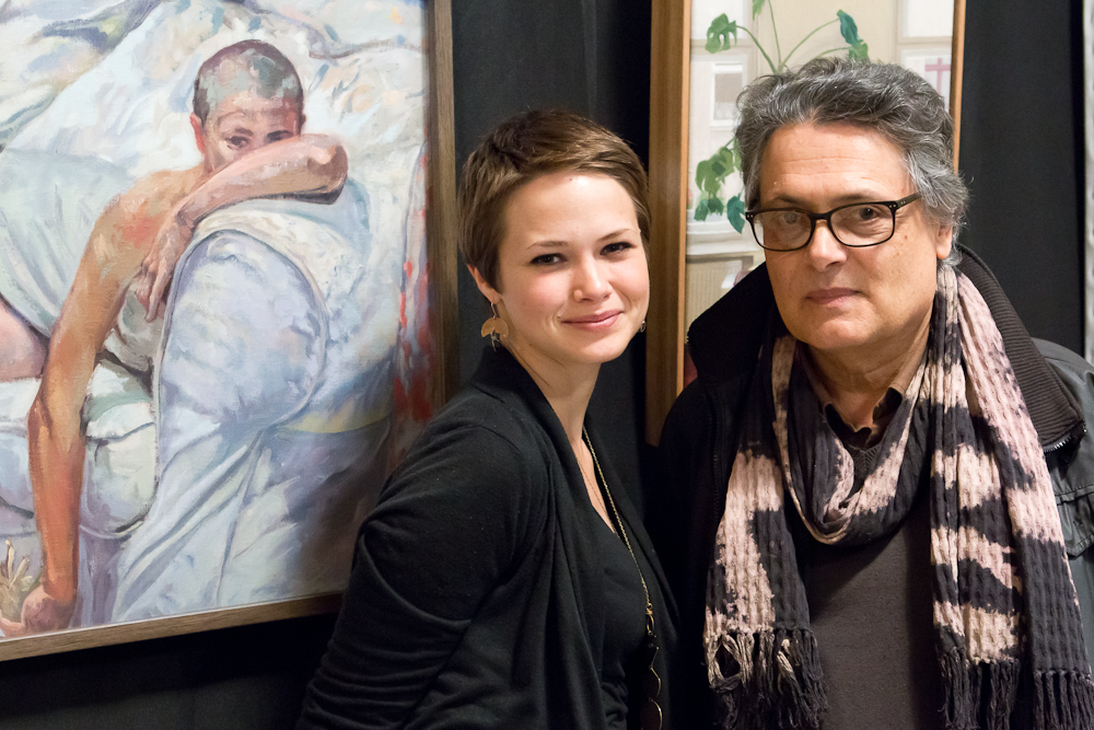 Adolphe Piche and one of his muses