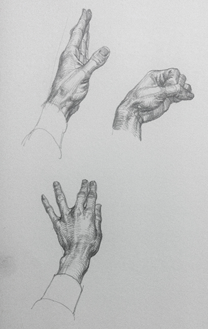 Sketchbook moments like this keep me going while working through bigger works