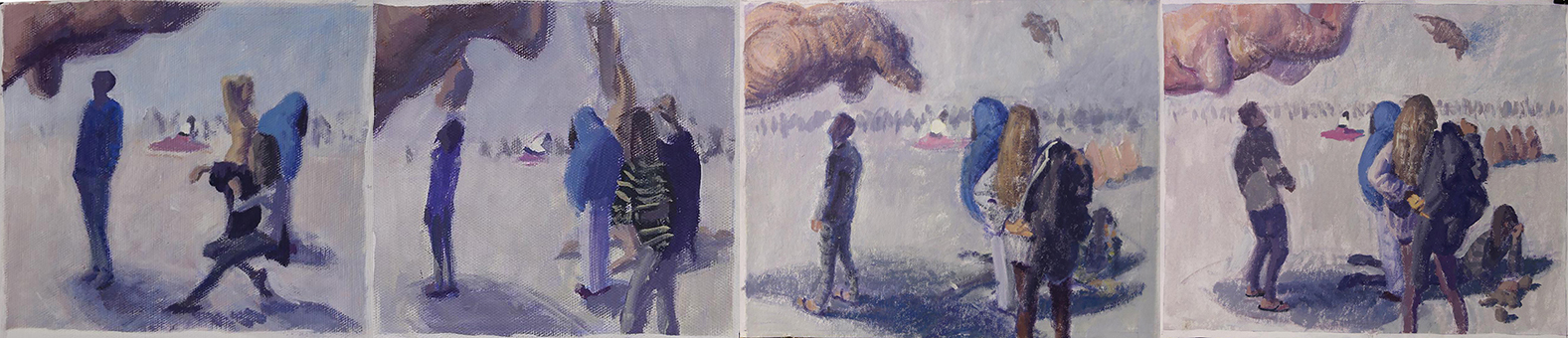 Quick colour studies, swapping elements and relationships