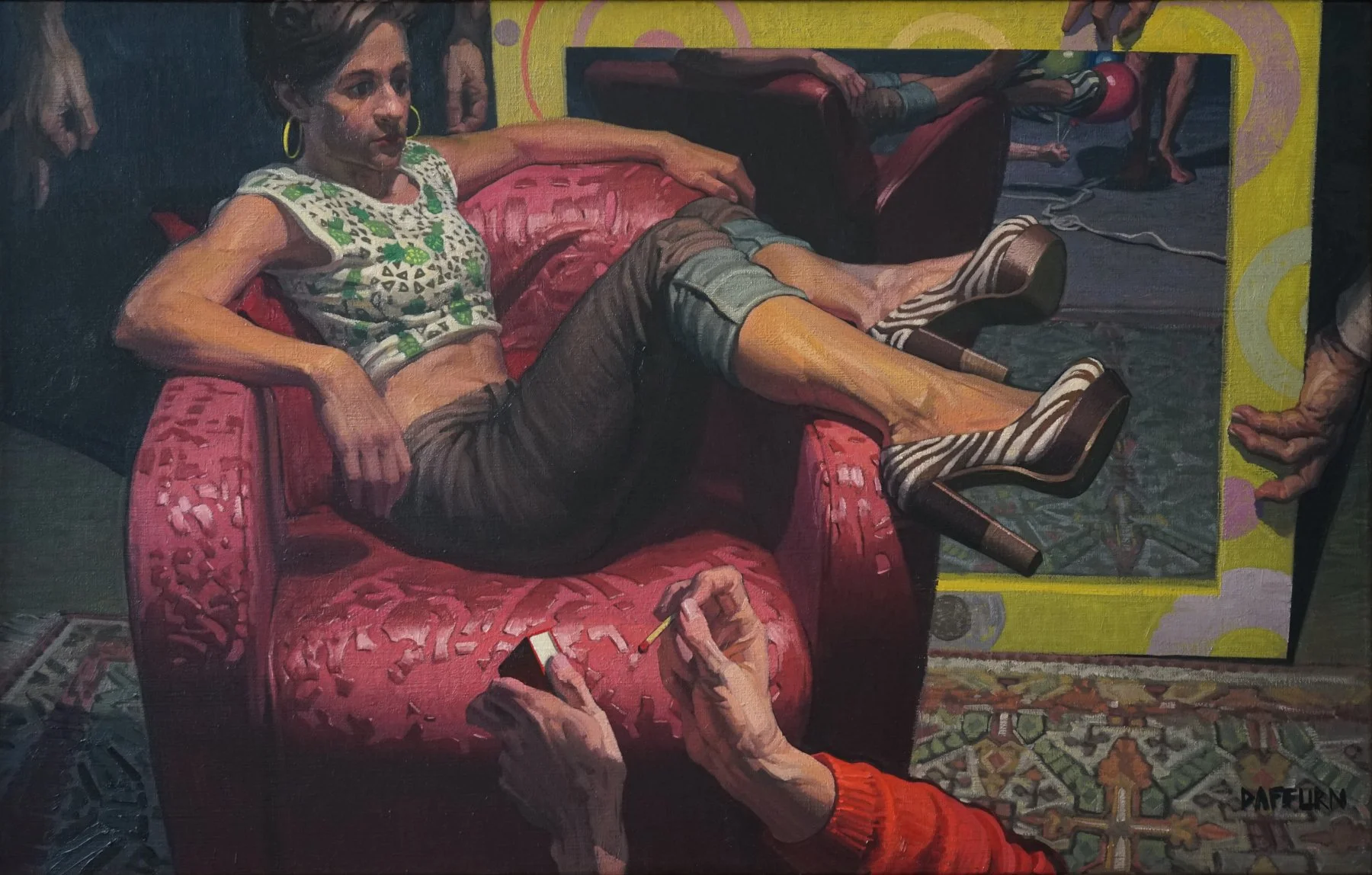 Proposition 5,4,3,2,1...!
Oil on linen
71 x 112 cm
2015-2022