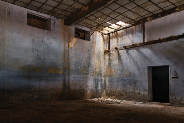 Old derelict warehouses as galleries for world-class contemporary art