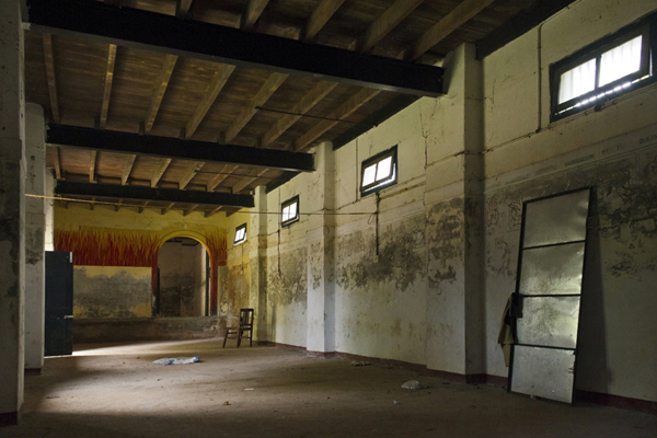 Old derelict warehouses as galleries for world-class contemporary art