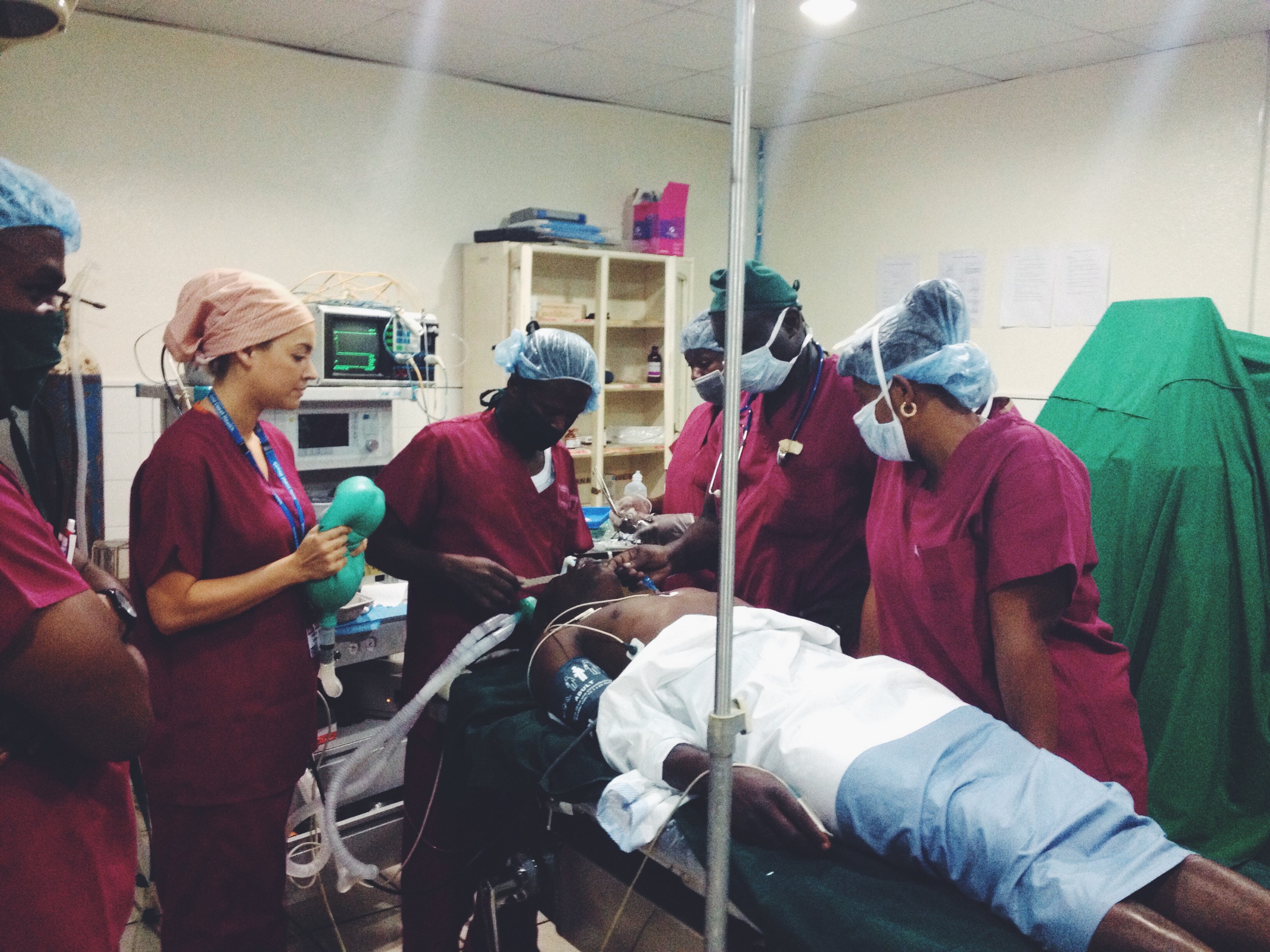 Ventilators of the anaesthetic machines didnt work. So manual ventilation for the entire procedure was required. No such thing as autopilot here!