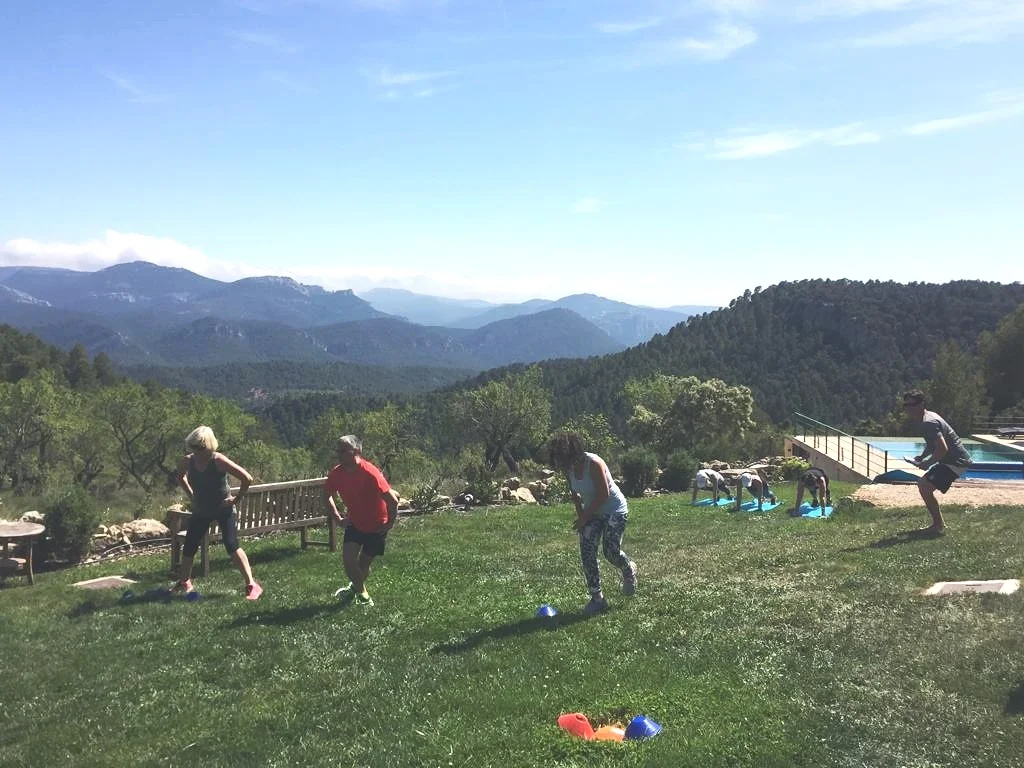 trail running and hiking in the spanish mountains