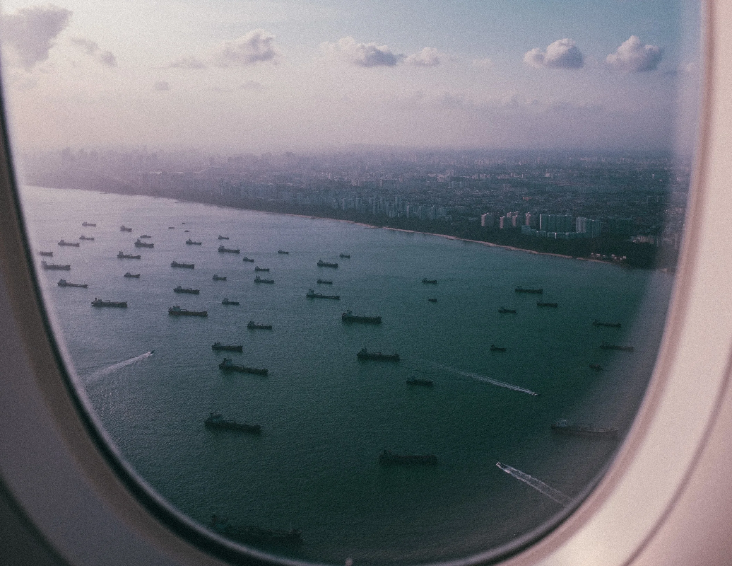 Arriving into Singapore...