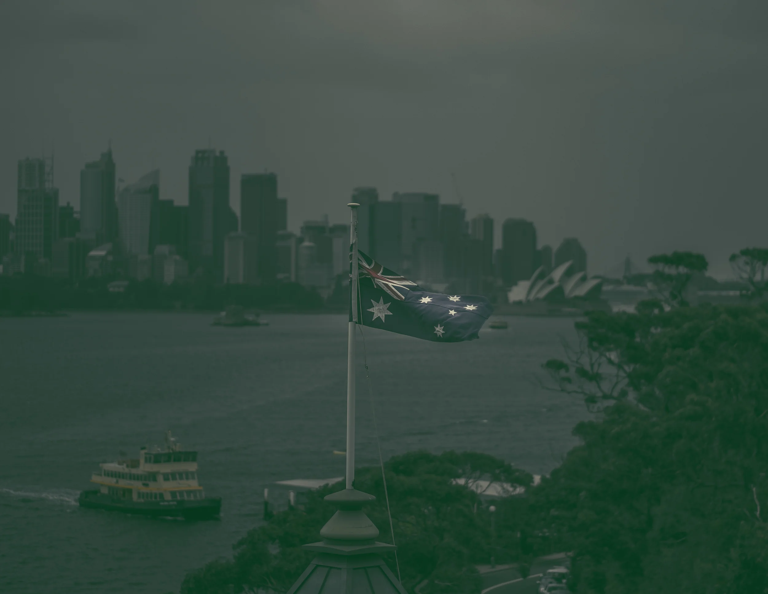 The view back from the zoo to the Harbour