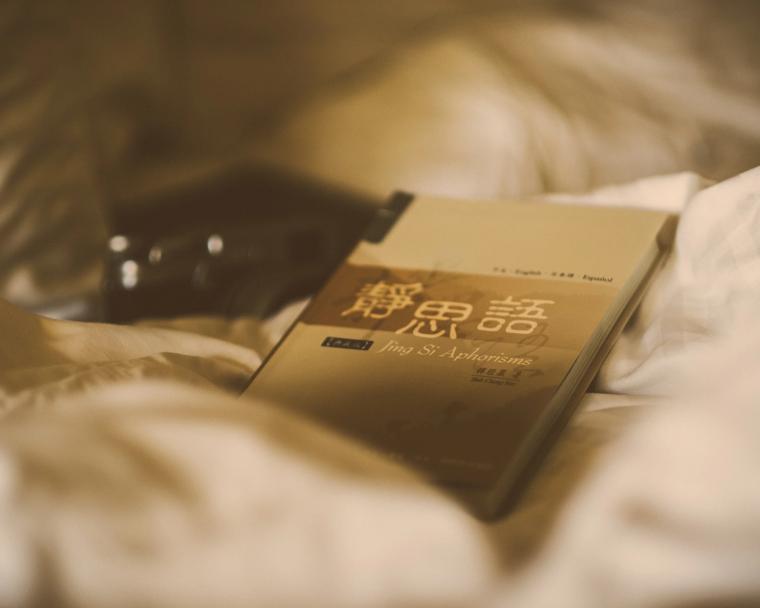 When I get chance I take some time to read some of the 'Jing Si Aphorisms' book. Recommend it to anyone wanting to be a better person.
