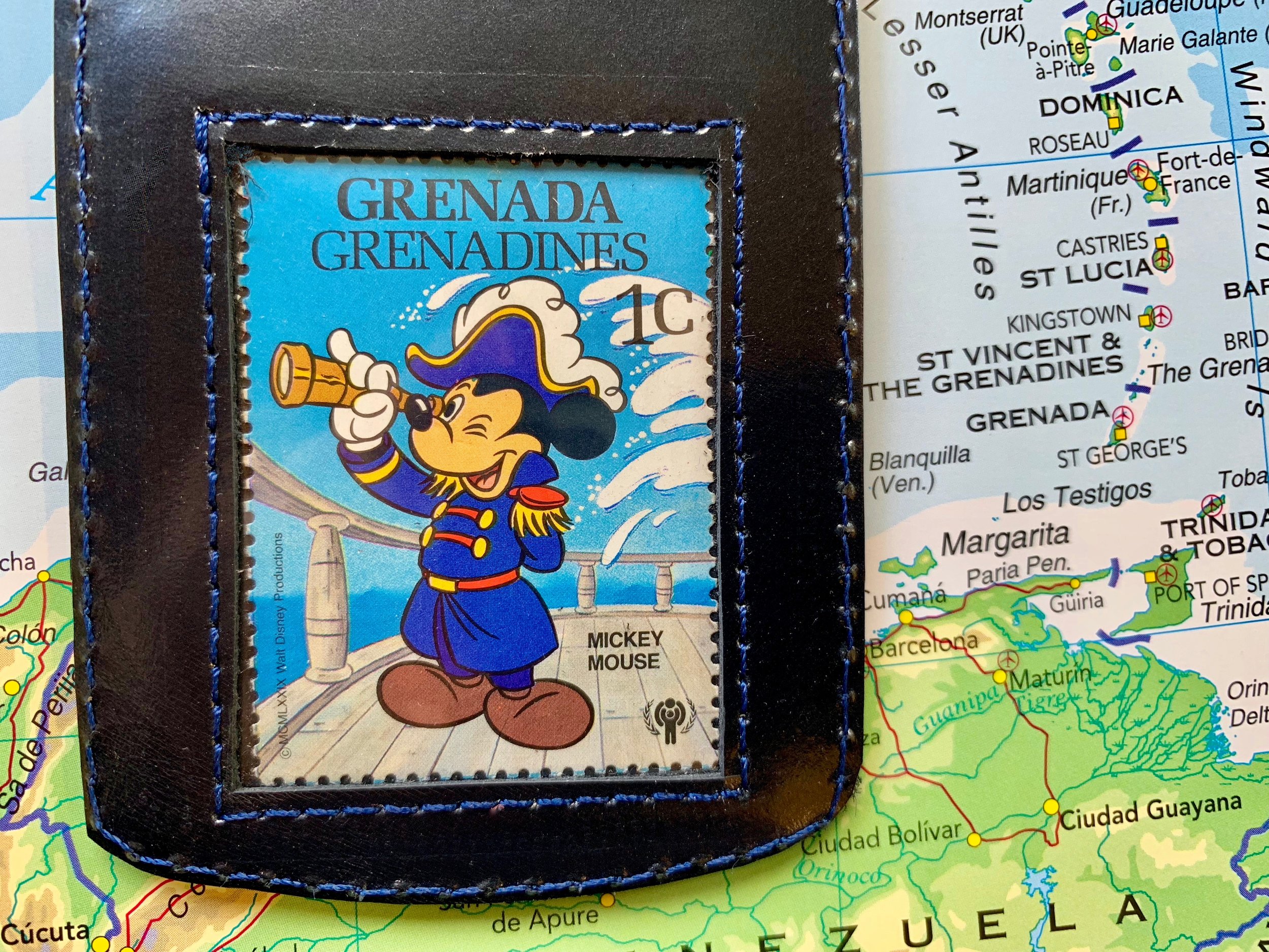 Grenadines Mickey Mouse - Navy metallic