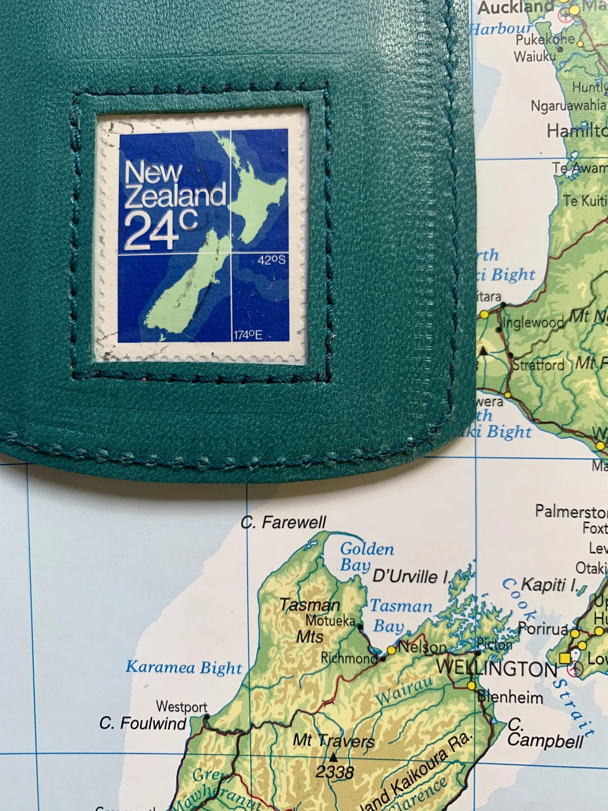 New Zealand map - various colours