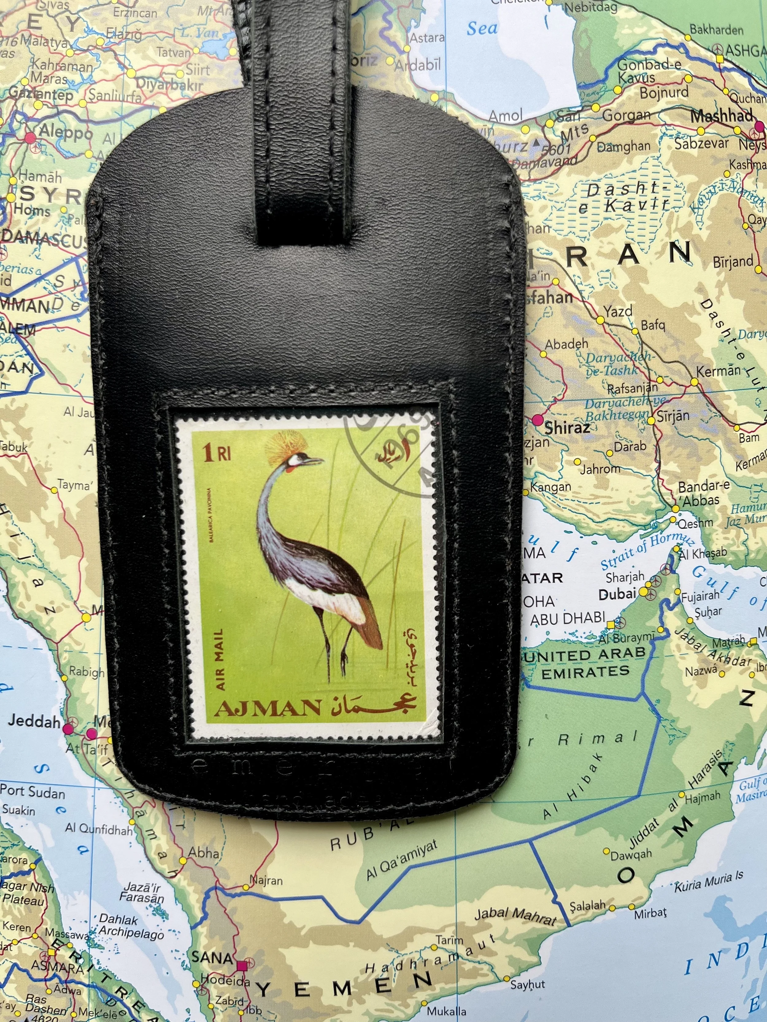 United Arab Emirates stork - black