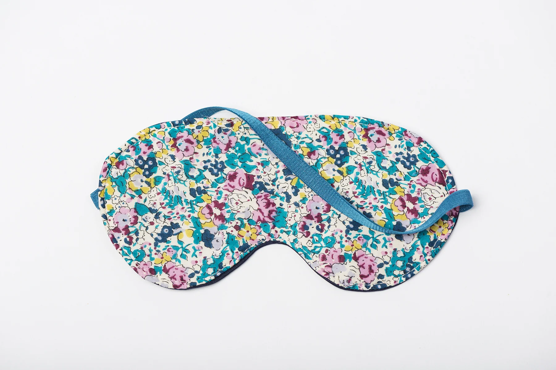 Sleep Mask Teal and Navy 