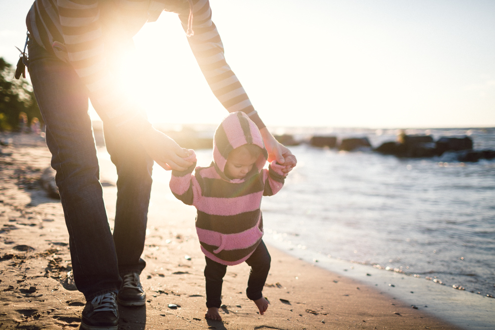 An Autumn Night on the Beach | Rocky River, Ohio