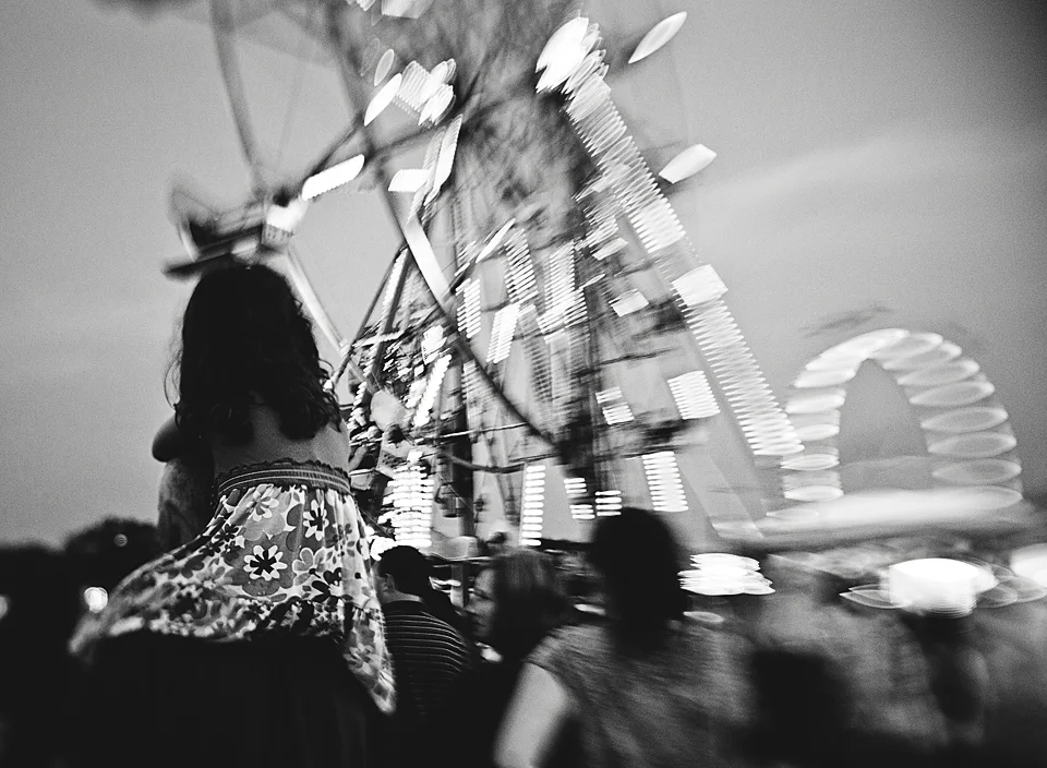Carnival, Lensbaby, Night | Cleveland, Ohio