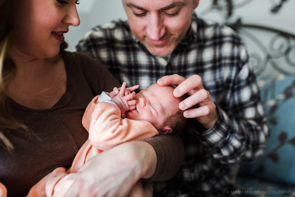 The L Family  |  Newborn Lifestyle Session  |  Chagrin Falls, Ohio
